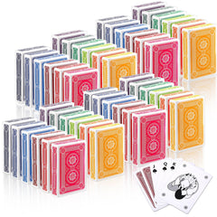 Zubebe 24-pcs playing cards with hexagram back pattern ideal for festive game nights.