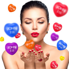 Zubebe Christian motif stress ball promotes faith and positivity.