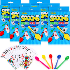 Zubebe six-sets spoons game decks ready for family nights