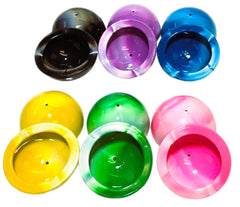 Zugar Land marble popper, 1.75-inch size, vibrant retro design for quick party fun.