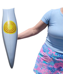 Zugar Land inflatable mining tool as a decorative party prop.