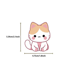 ZUIYIJIANGNAN cute cat sticker 04 on a skateboard adds personality and durability.