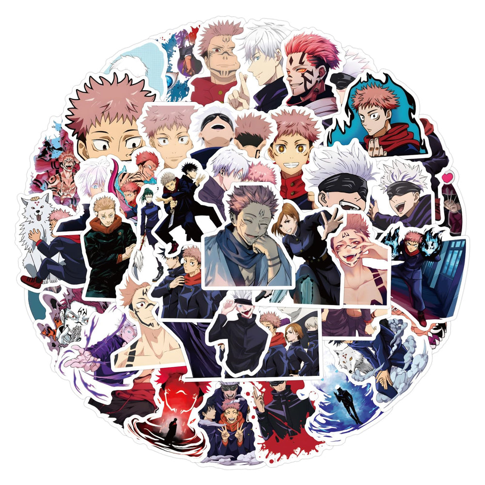 ZUIYIJIANGNAN Jujutsu Kaisen stickers for water bottles are weather-resistant and easy to remove.