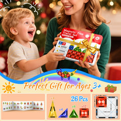 Zupooko Mini Magnetic Tiles are ideal for travel and screen-free play