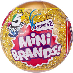 ZURU 5 Surprise Mini Brands Series 2 unboxing moment with five tiny minis