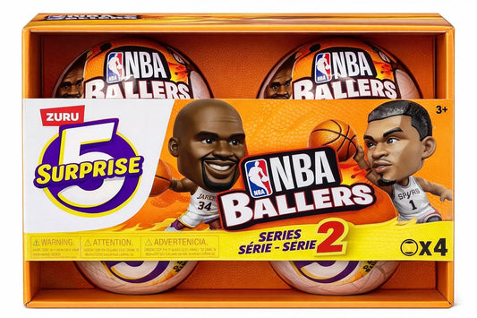 ZURU 5 Surprise NBA Ballers Series 2 capsules with four mystery figures for exciting unboxing