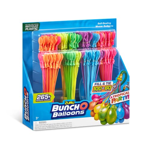 ZURU Bunch O Balloons Tropical Party self-sealing design saves time during play