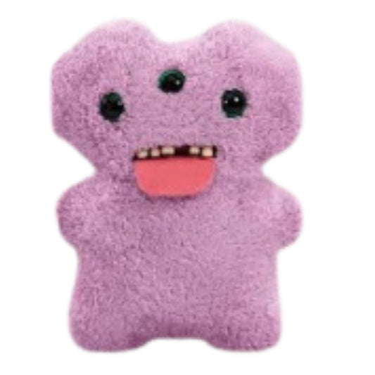 ZURU Fuggler Gaptooth McGoo plush, iconic teeth design, ideal for display and cuddle.
