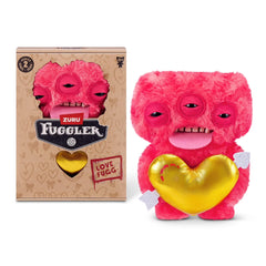 ZURU Fuggler Love Fuggs S2 Red Annoyed Alien closeup highlights quirky charm for display