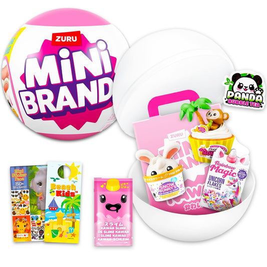 Zuru Kawaii Food Mini Brands mystery ball with stickers for kids