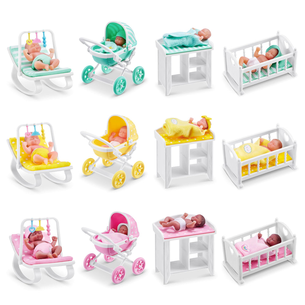 ZURU My Mini playset scene with tiny accessories sparks pretend adventures.