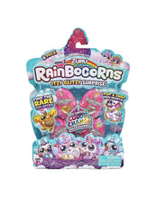 ZURU Rainbocorns 4Pk Itzy Glitzy Surprise Box with bold colors and licensed characters.
