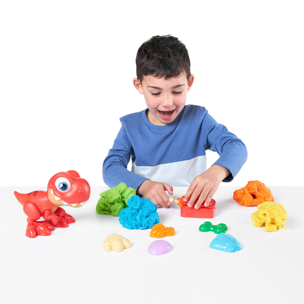 ZURU Smashers Junior Dino Dig four dough colors for creative mixing