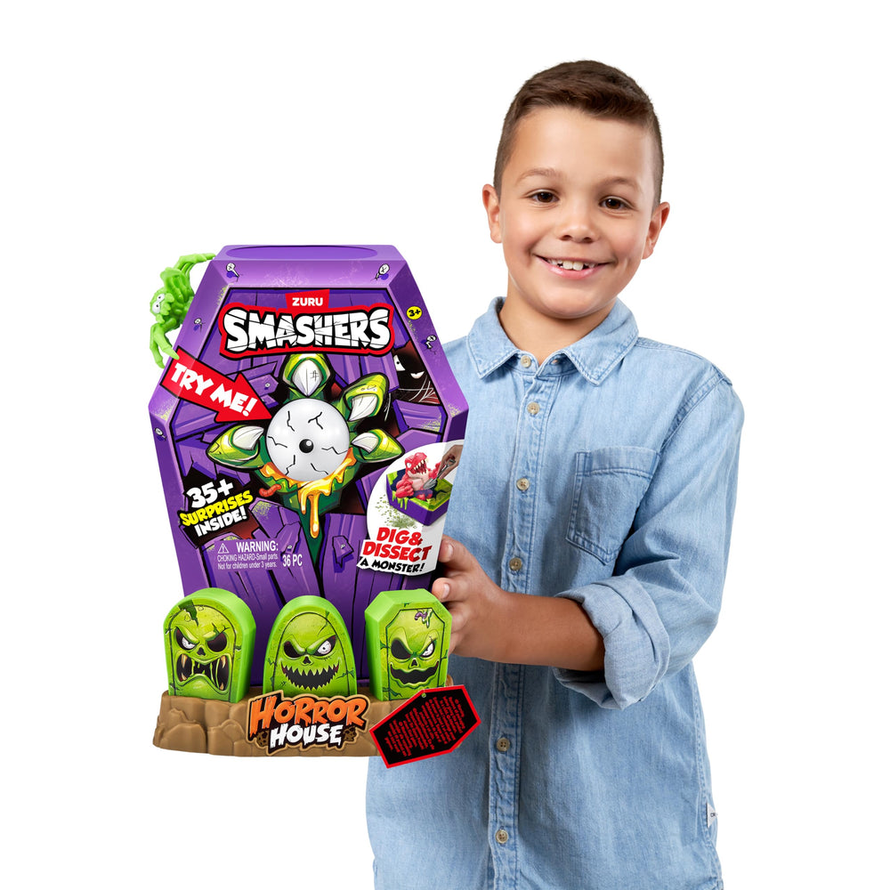 ZURU Smashers Mega Horror House collectable monsters for complete set battles.
