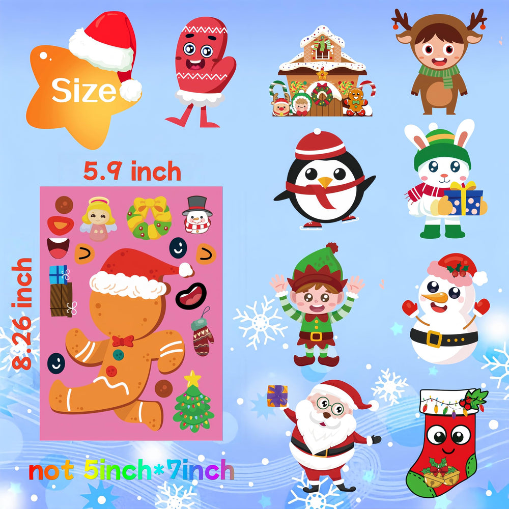 Zuxedle animal stickers featuring bears and penguins, bright colors to inspire playful crafts.