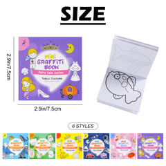 Zxvskr pocket-size 3x3 inches preview emphasizing portability for on-the-go coloring.