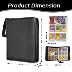 ZYAXWN 990-card capacity pages highlight ample space for a growing card collection.