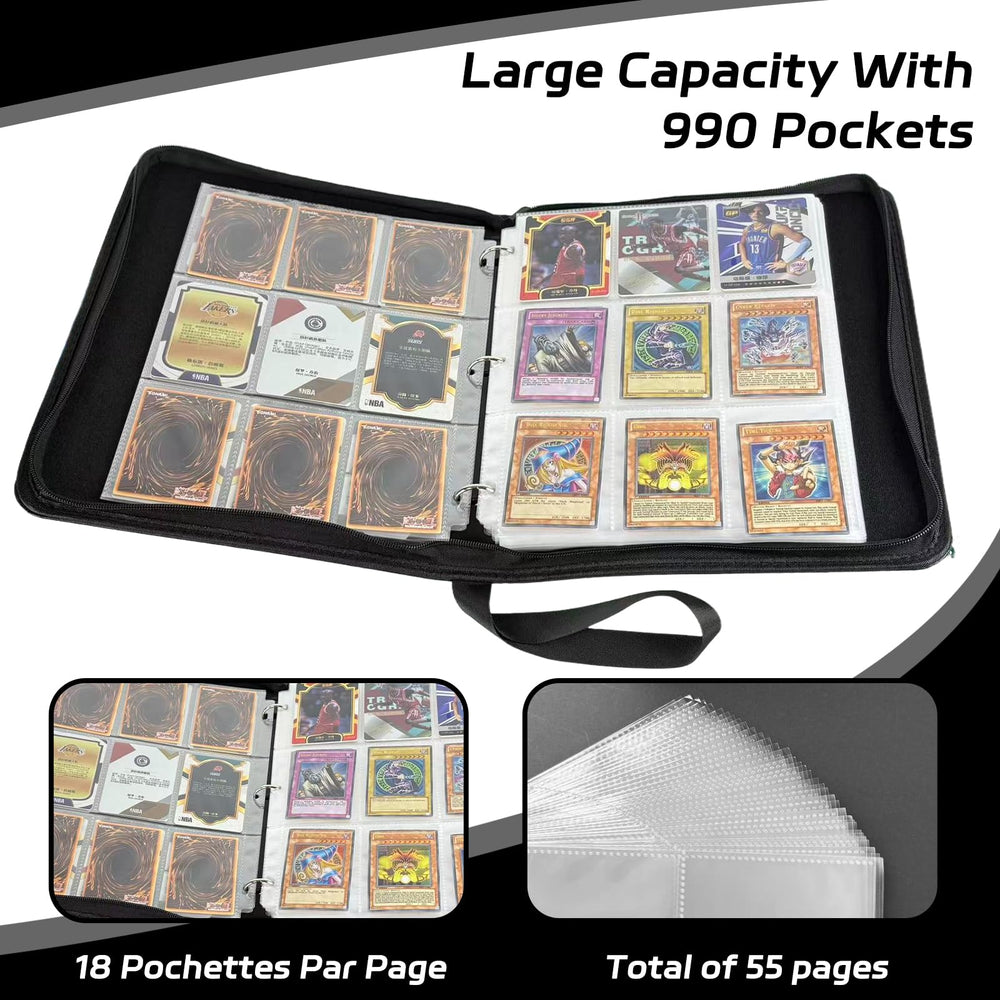 ZYAXWN triple-ring-mechanism allows flexible page addition for growing collections.