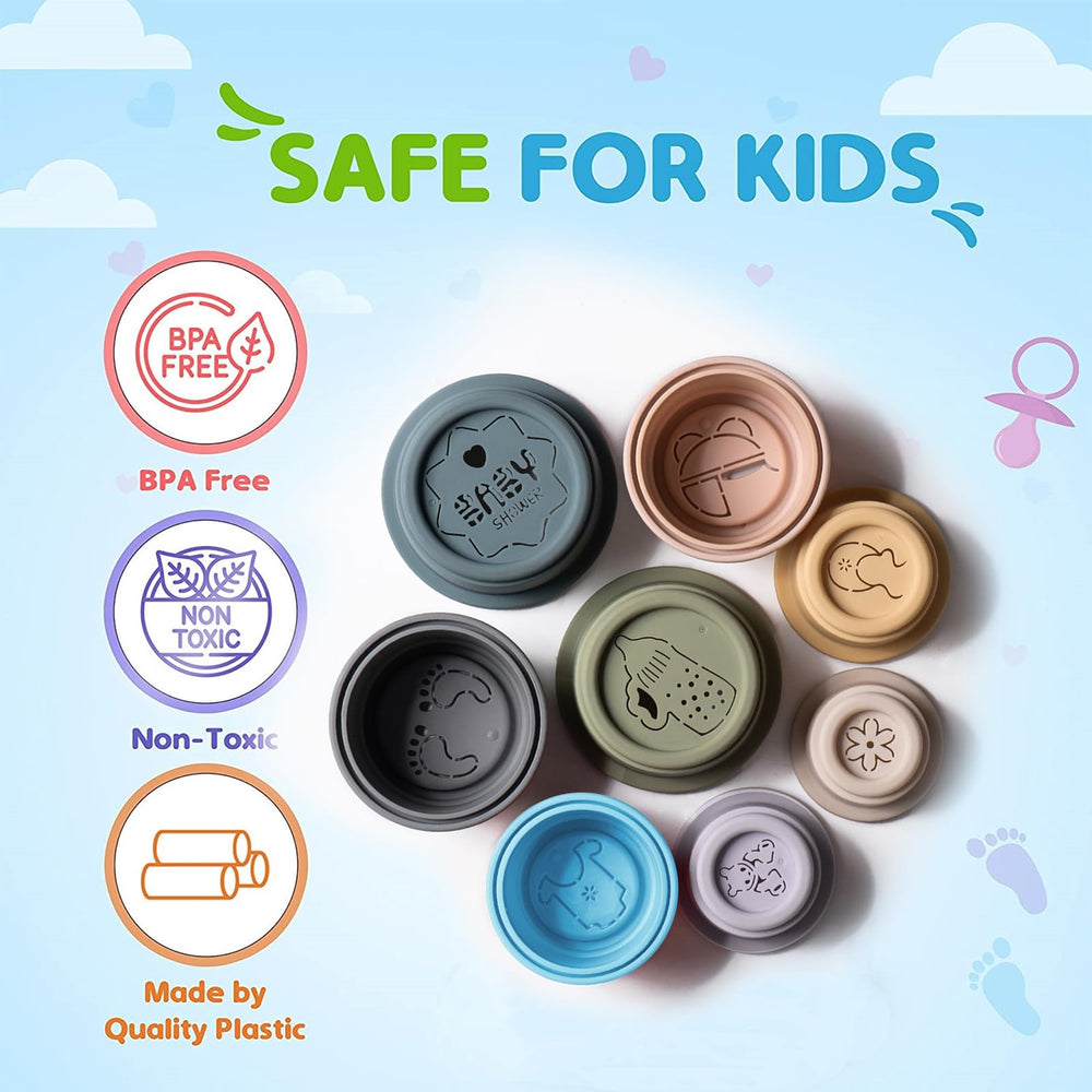 ZYFLSQ toddler stack cups as a learning gift