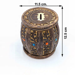 ZYNTIX piggy bank for kids in a child's room adds decorative charm.