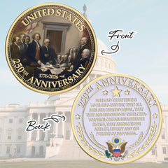 Zyviacy USA 250th Anniversary Coin – protective gift box ready for gifting