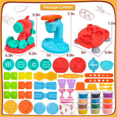 ZYYBQW 3-in-1 color dough set child play area encourages fine motor fun