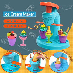 ZYYBQW 3-in-1 color dough set noodles and pasta maker in action for creative meals