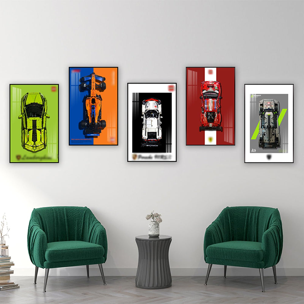 ZZFENGKR lego mclaren f1 display wall board organizes your collection