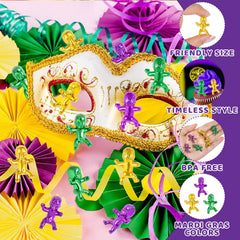 ZZYFGH King Cake Babies purple elegant metallic pop for celebrations