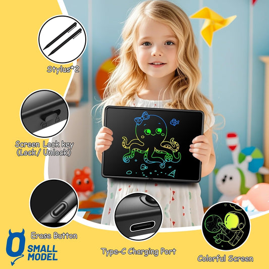 0 SMALL MODEL Doodle pad with stylus for mess-free drawing and education activities.