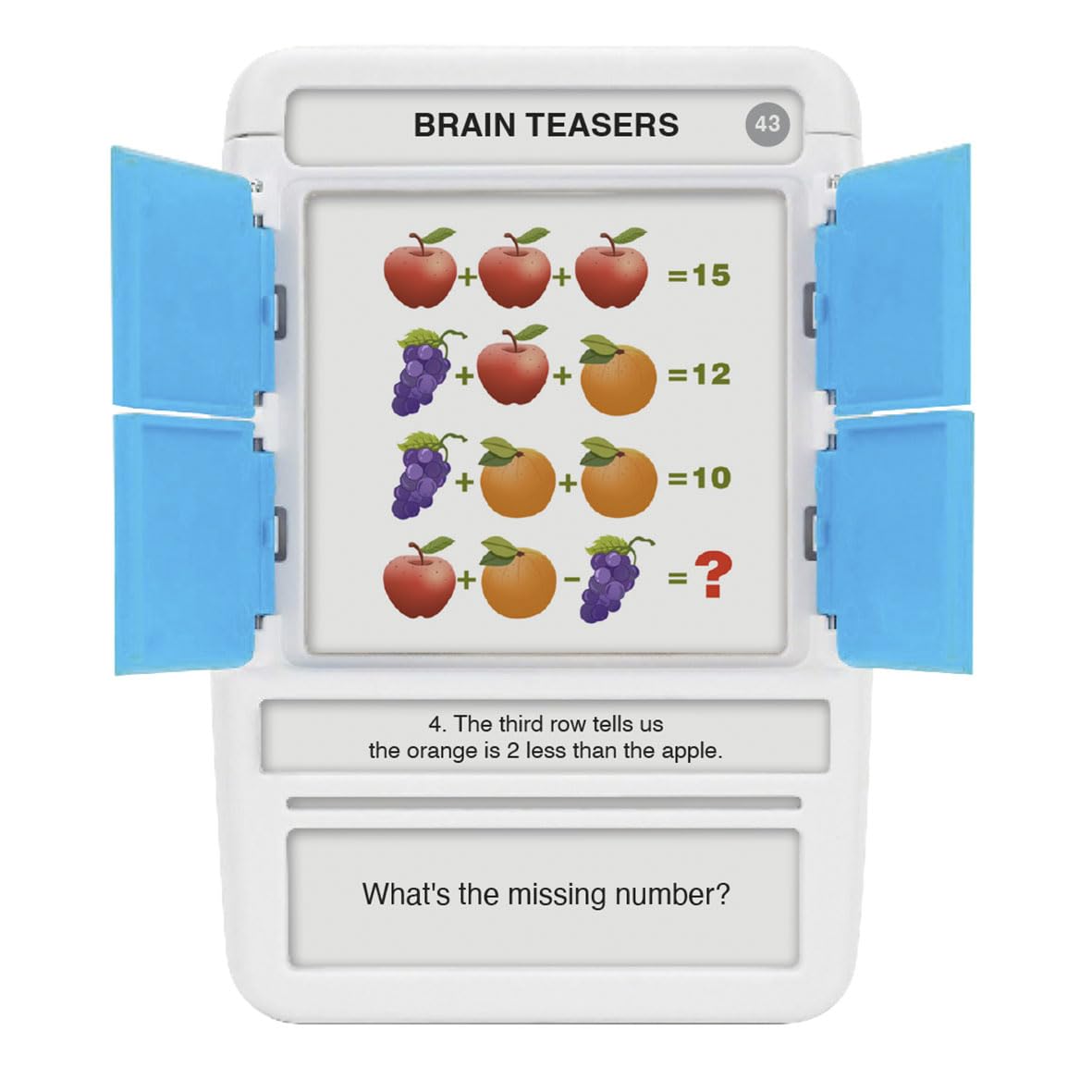 100 PICS Brain Teasers backseat car activity for kids and adults