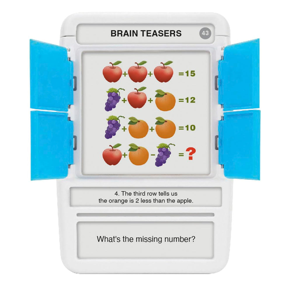 100 PICS Brain Teasers backseat car activity for kids and adults