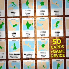 100 PICS Countries of the World anagram puzzle for word skills.