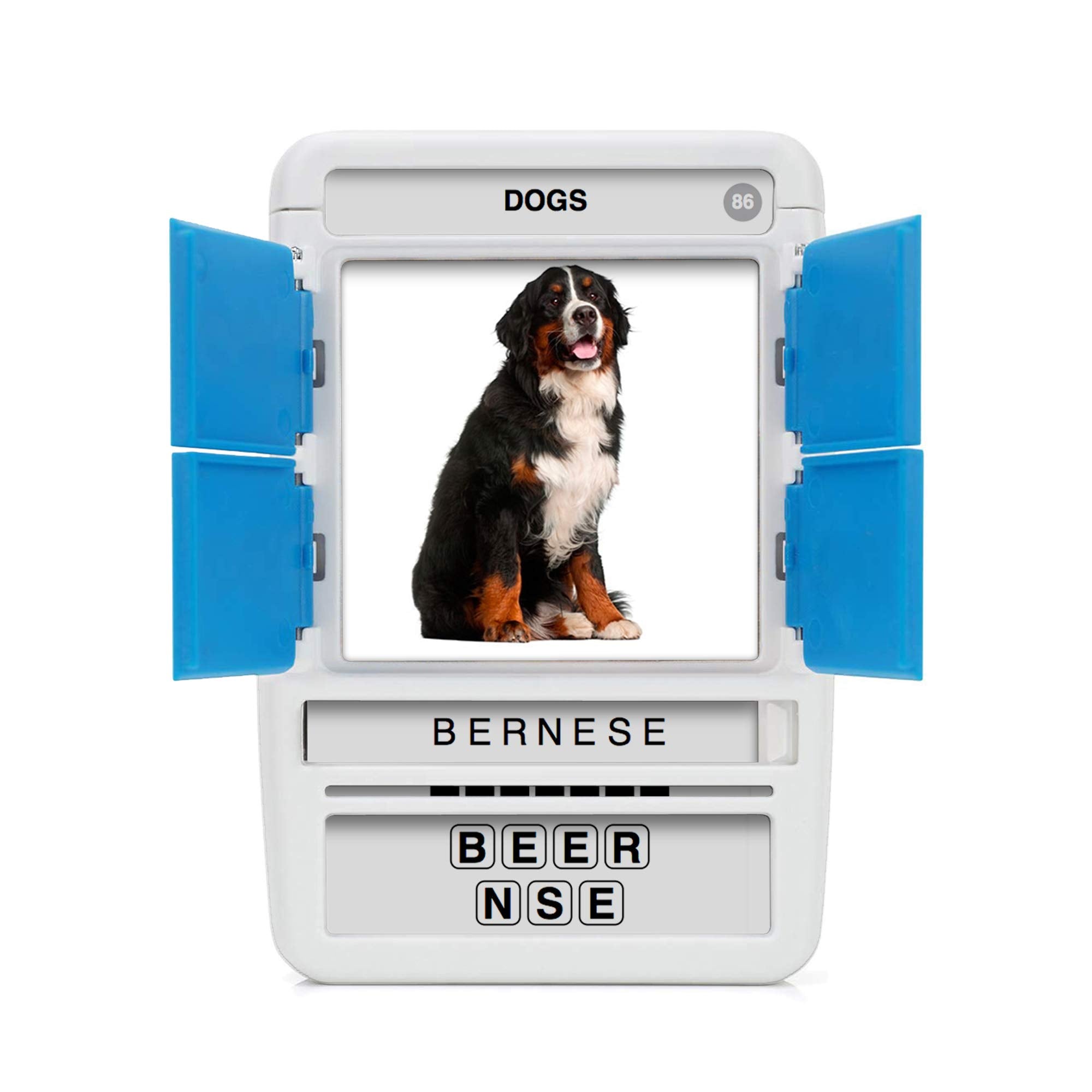 100 PICS Dogs Travel Game answer reveal sequence confirms the breed after guessing.