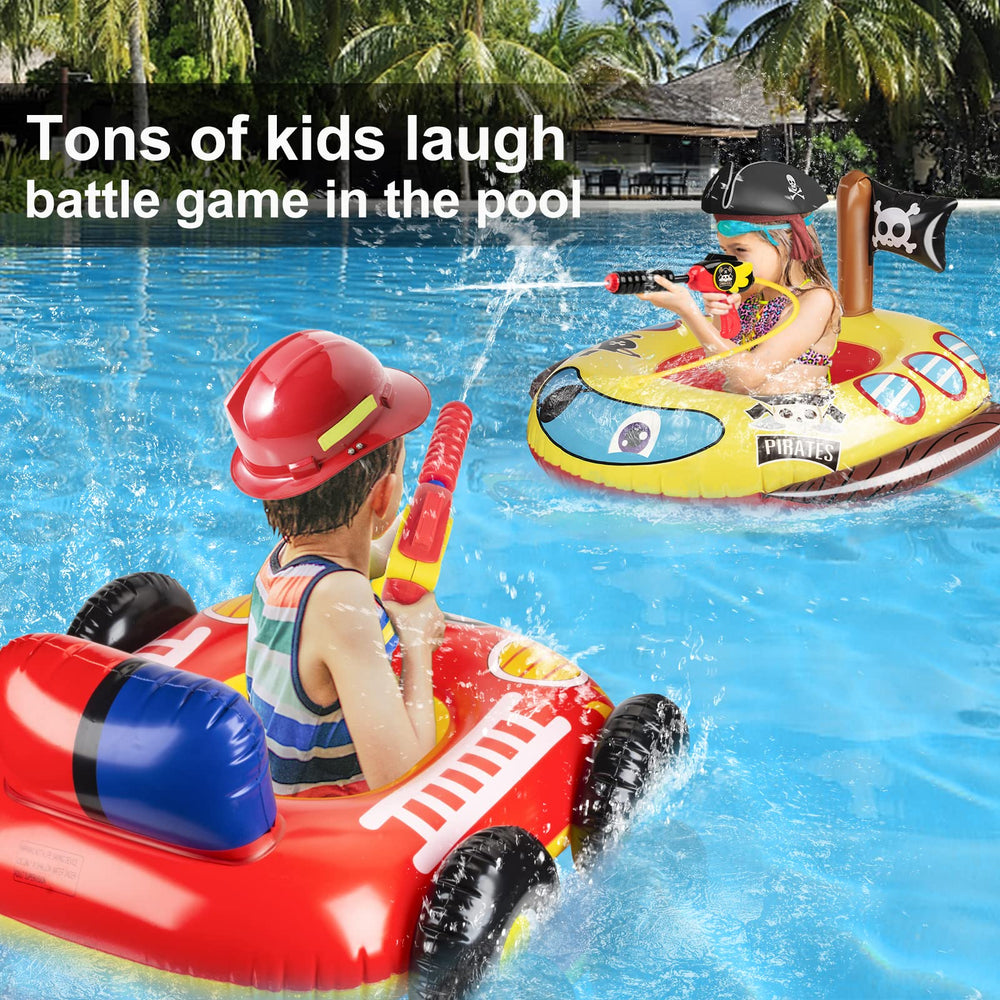 10Leccion Thickened vinyl provides durable, puncture-resistant pool floats.