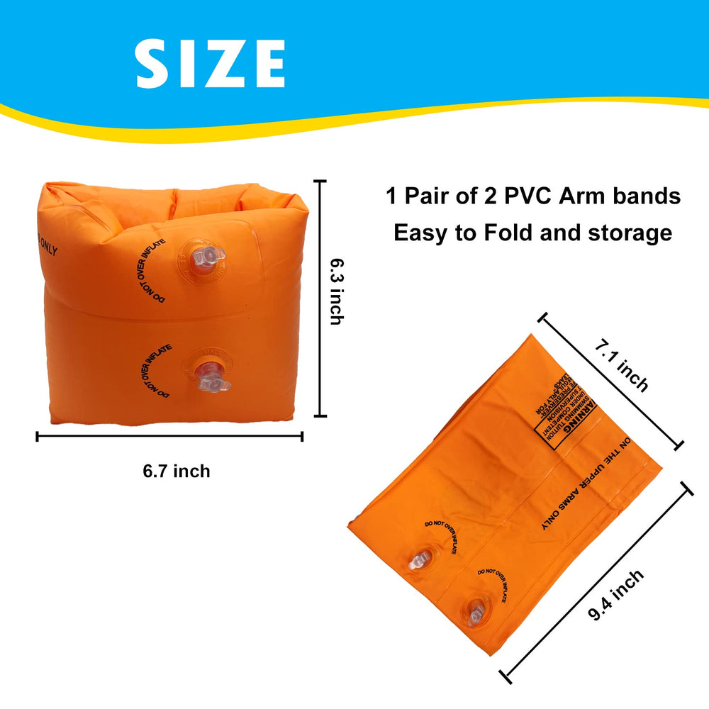 10Leccion versatile floaties for pool parties, lessons, and water games.