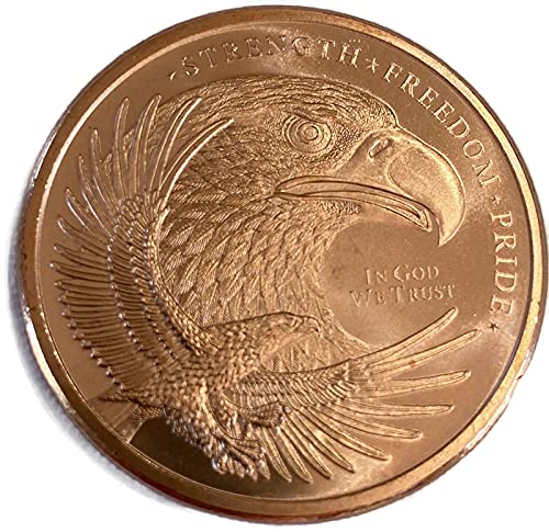 11FORCE American Eagle Copper Round front design highlights a durable keepsake and display appeal.