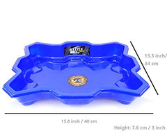 17Tek Bey Stadium blue side view—durable, portable for family play