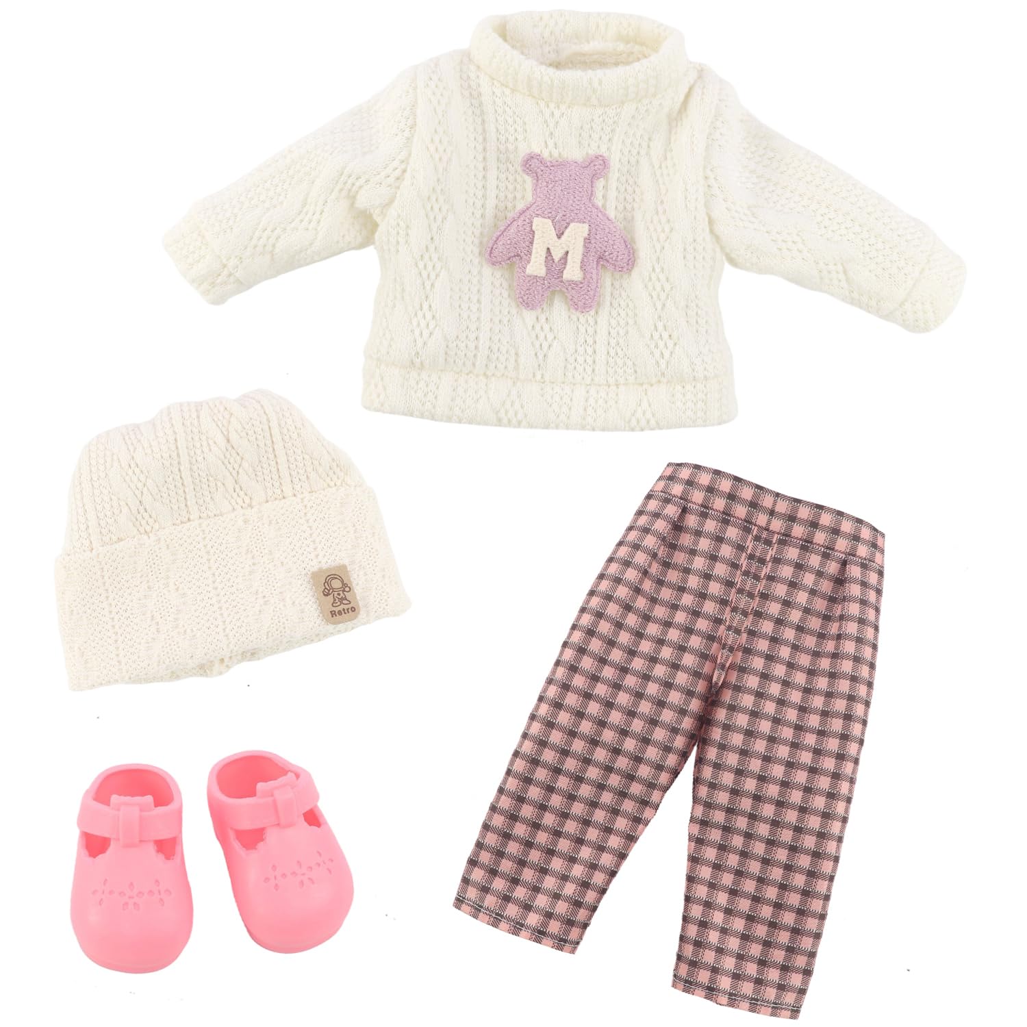 18INDC 18-inch doll knit-hat: cozy accessory for completing outfits
