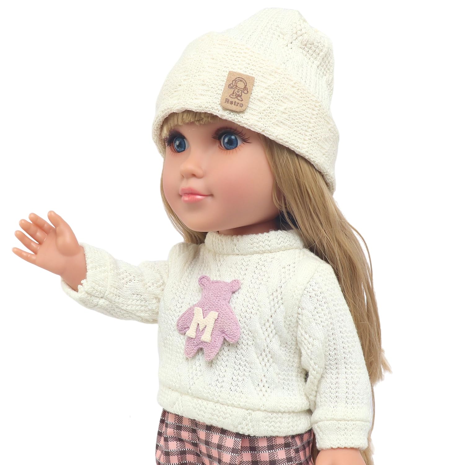 18INDC 18-inch doll pink-shoes: comfortable footwear to complete every look