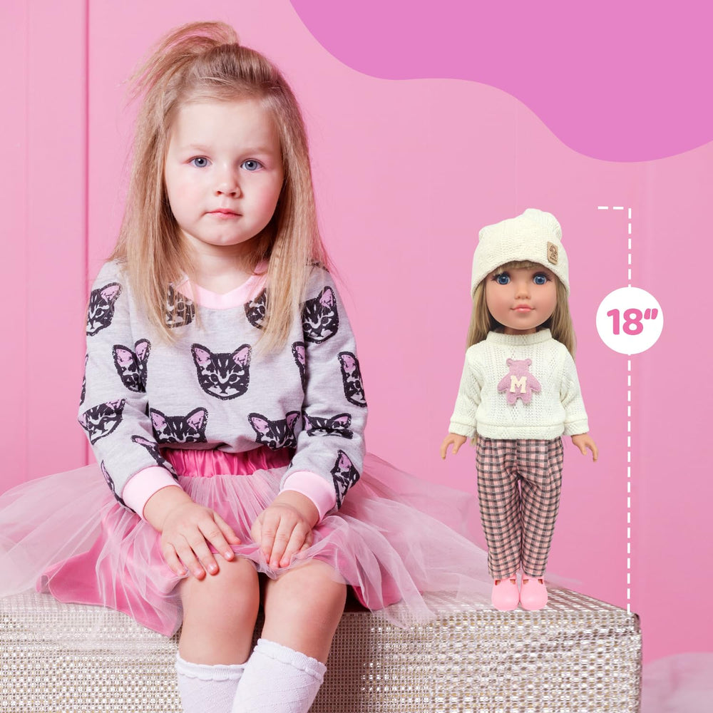 18INDC doll-set-exquisite-design: high-quality clothes with fine detailing