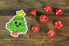 Holiday pattern variants on 1985 Games dice bag