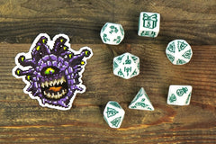 Pack of 6 dice bags by 1985 Games, ready for tabletop gaming