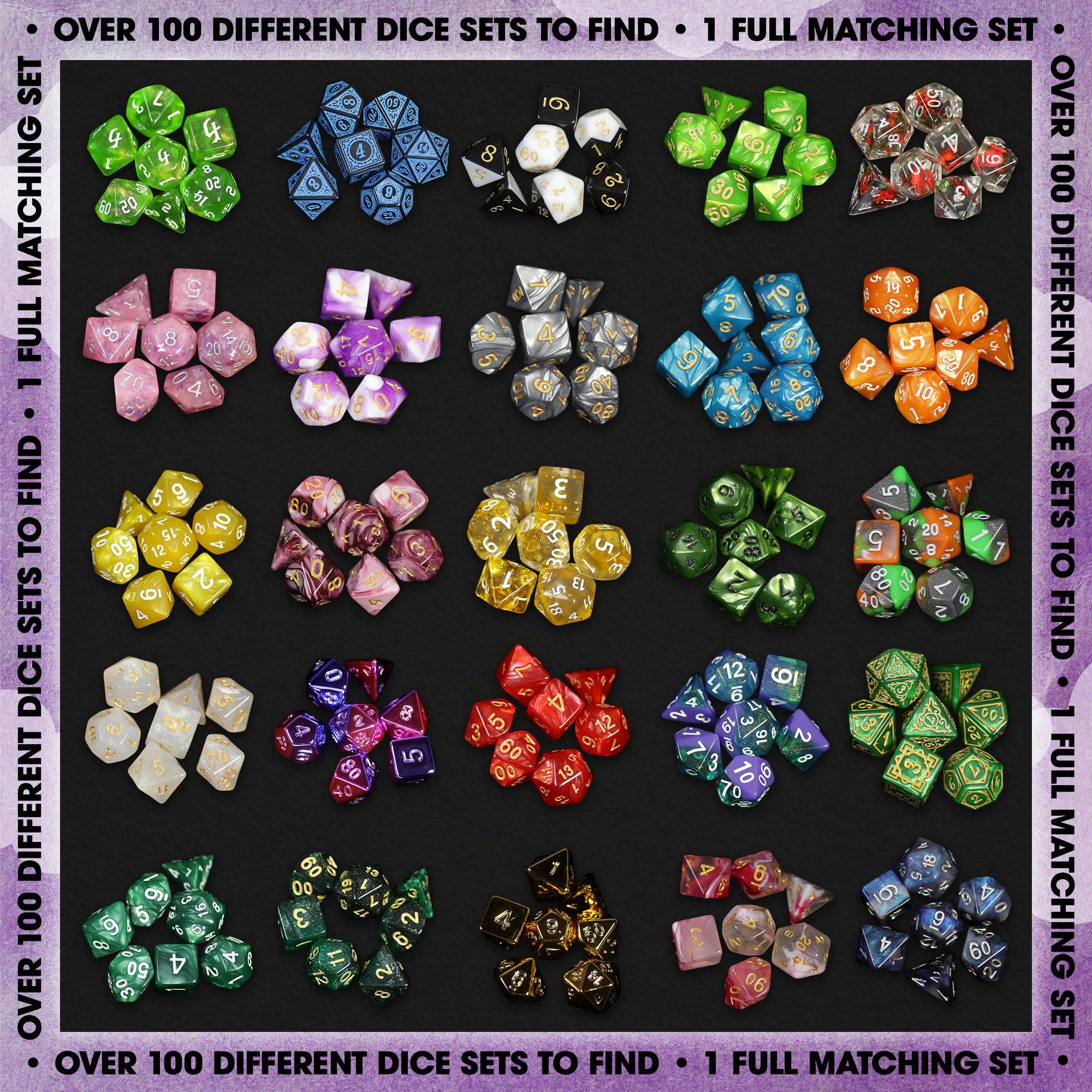 1985 Games Premium Mystery Dice with easy-to-read numbers for quick turns.