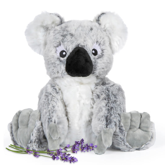 1i4 Group Cuddly Koala warms you with microwave heat for cozy moments.