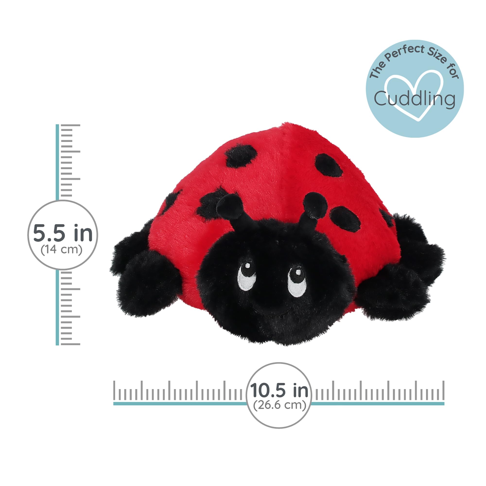 1i4 Group Ladybug heat and cool plush for versatile comfort