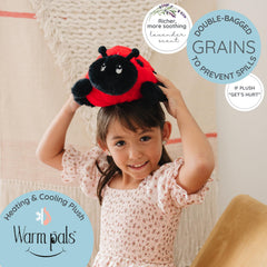 1i4 Group Ladybug weighted plush offering gentle comforting hugs