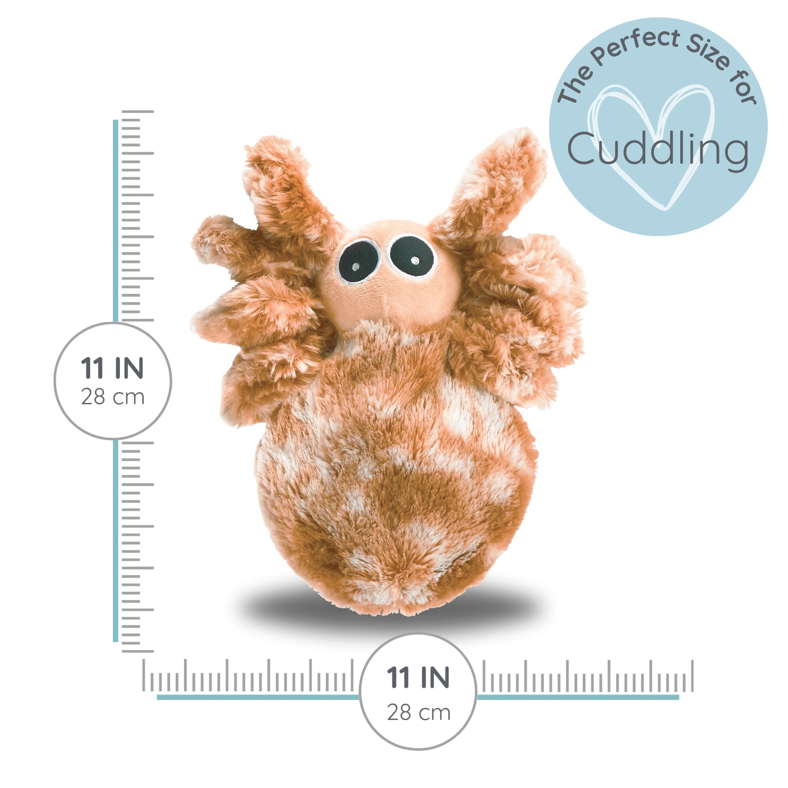 1i4 Warm Pals Spider fabric closeup reveals soft texture and gentle scent