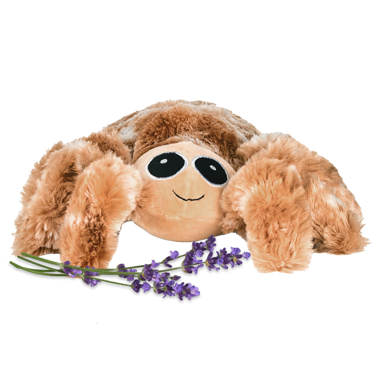1i4 Warm Pals Spider front view shows cozy warmth and lavender aroma