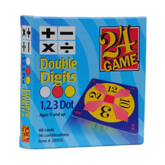 24 GAME Original Double Digits card front for quick mental math practice.